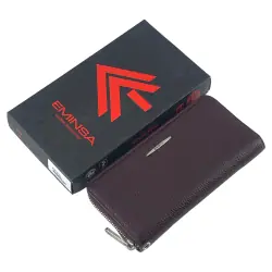 Кошелек женский кожаный Eminsa 2159 37-6 бордовый