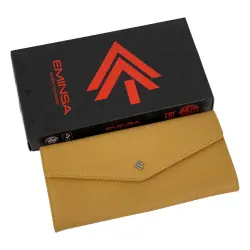 Кошелек женский кожаный Eminsa 2184 18-13 желтый
