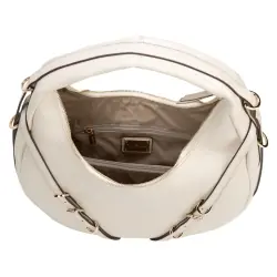 Сумка-хобо жіноча шкіряна Tony Bellucci 0953-201 молочна