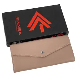 Кошелек женский кожаный Eminsa 2184 18-31 светло-розовый