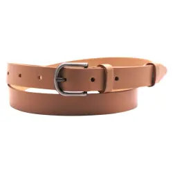 Ремень женский кожаный Кремень 05.25.00.87 карамельный 130 см