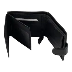 Кошелек мужской кожаный Bond 592-281 черный