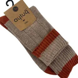 Носки женские Aytug 45024 Lambswool высокие коричневые Size 36-40