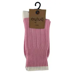 Носки женские Aytug 45024 Lambswool высокие розовые Size 36-40