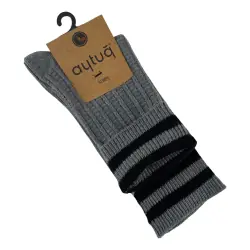 Носки женские Aytug Cotton 44127 высокие серые Size 36-40