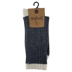 Носки женские Aytug 45024 Lambswool высокие серые Size 36-40