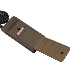 Сумка женская кожаная Eminsa 40277 34-21 бежевая