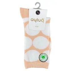 Носки женские Aytug Cotton 41073 высокие персиковые Size 36-40 