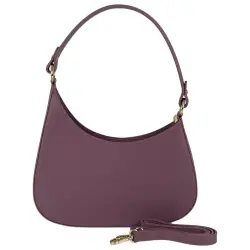 Сумка жіноча шкіряна Genuine Leather 854500025 лілова​