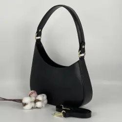 Сумка женская кожаная Genuine Leather 854500025 черная