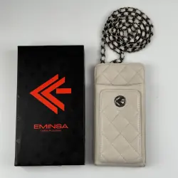 Сумка женская кожаная Eminsa 40277 34-9 шампань