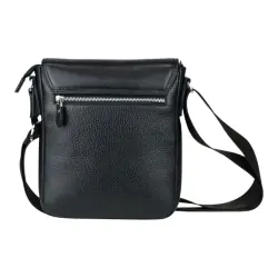 Сумка чоловіча шкіряна Eminsa 6197 37-1 чорна