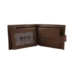 Кошелек мужской кожаный Bond Non 523-285 светло-коричневый