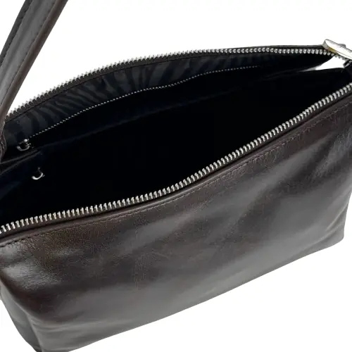 Сумка жіноча шкіряна Vito Torelli 1065 2115 темно-коричнева