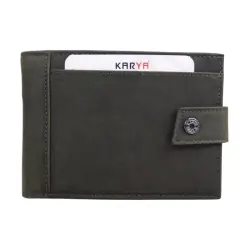 Гаманець чоловічий шкіряний Karya 0456-35 хакі (шкіра Crazy Horse)