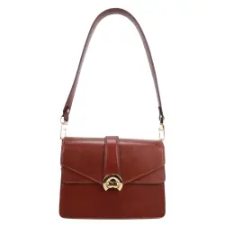 Сумка женская кожаная Karya 2584-615 коричневая