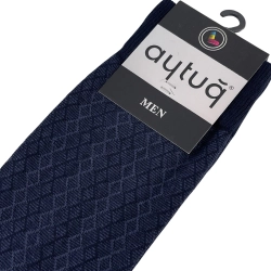 Шкарпетки чоловічі Aytug Bambu 24033 темно-сині Size 41-45