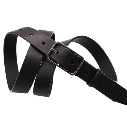 Ремінь жіночий шкіряний Кремінь 05.30.00.103 чорний 120 см