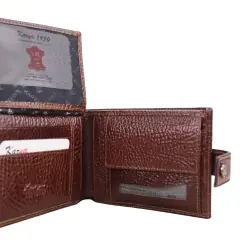 Кошелек мужской кожаный Karya 0456-07 коричневый