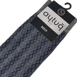 Шкарпетки чоловічі Aytug Bambu 24033 сіро-сині Size 41-45