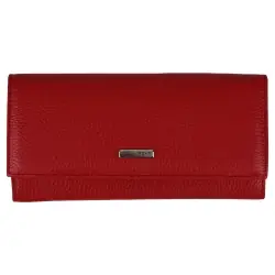 Гаманець жіночий шкіряний Karya 1101-46-45 червоний (всередині чорний)