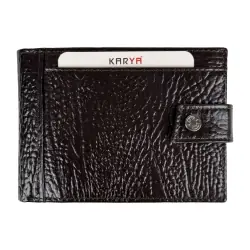Кошелек мужской кожаный Karya 0456-04 темно-коричневый