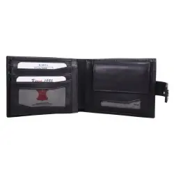 Кошелек мужской кожаный Karya 0456-612 черный