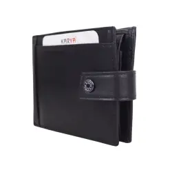 Кошелек мужской кожаный Karya 0456-612 черный