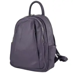 Рюкзак жіночий шкіряний Genuine Leather 543311 бузковий