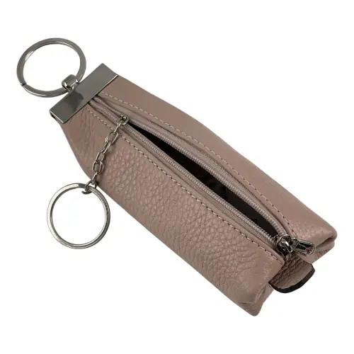 Ключниця шкіряна Eminsa 1588 18-31 світло-рожева