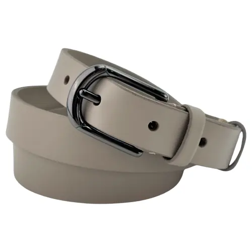 Ремінь жіночий шкіряний Кремінь 05.25.00.24 110 см бежевий