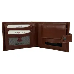 Гаманець чоловічий шкіряний Karya 0456-615 коричневий