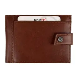 Гаманець чоловічий шкіряний Karya 0456-615 коричневий