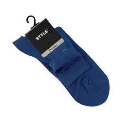 Шкарпетки чоловічі Style Bambu 4113 середні сині Size 41-45