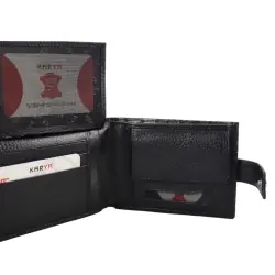 Гаманець чоловічий шкіряний Karya 0456-53 чорний