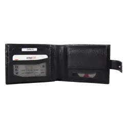 Гаманець чоловічий шкіряний Karya 0456-53 чорний