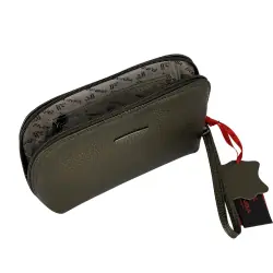 Косметичка женская кожаная Eminsa 2071 32 оливковая