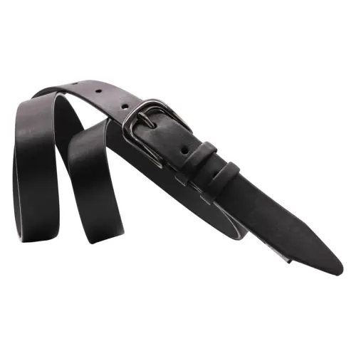 Ремінь жіночий шкіряний Кремінь 05.30.00.105 чорний 105 см