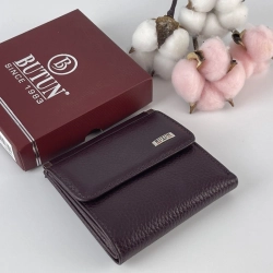 Кошелек женский кожаный Butun 590-004 002 бордовый