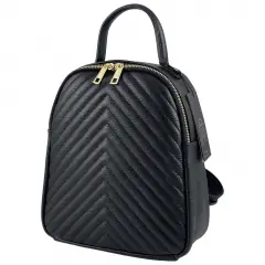 Рюкзак жіночий шкіряний Genuine Leather 955261 чорний
