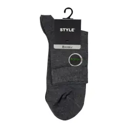 Шкарпетки чоловічі Style Bambu 4113 середні сірі Size 41-45