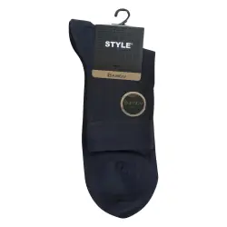 Шкарпетки чоловічі Style Bambu 4113 середні темно-сірі Size 41-45