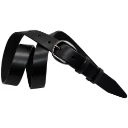 Ремінь жіночий шкіряний Кремінь 05.30.00.263 чорний 120 см