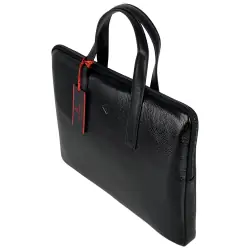 Сумка-портфель женский кожаный Eminsa 7138 37-1 черный 