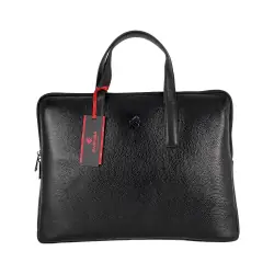 Сумка-портфель женский кожаный Eminsa 7138 37-1 черный 