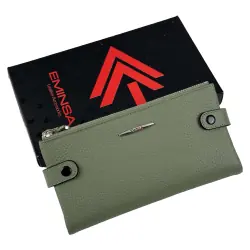 Гаманець жіночий шкіряний Eminsa 2117 9-38 мʼятний