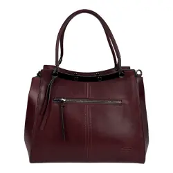 Сумка женская кожаная Karya 2487-618 марсала