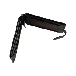 Кошелек-зажим для денег мужской кожаный Eminsa 1124 37-3/19-3 темно-коричневый