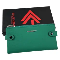 Кошелек женский кожаный Eminsa 2117 9-27 зеленый