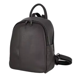 Рюкзак жіночий шкіряний Genuine Leather 05434 D23 темно-коричневий